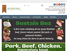 Tablet Screenshot of jlgreenfarm.com